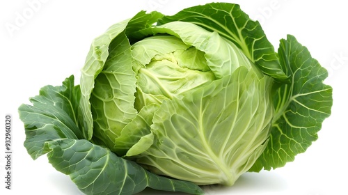 Cabbage isolated on white background