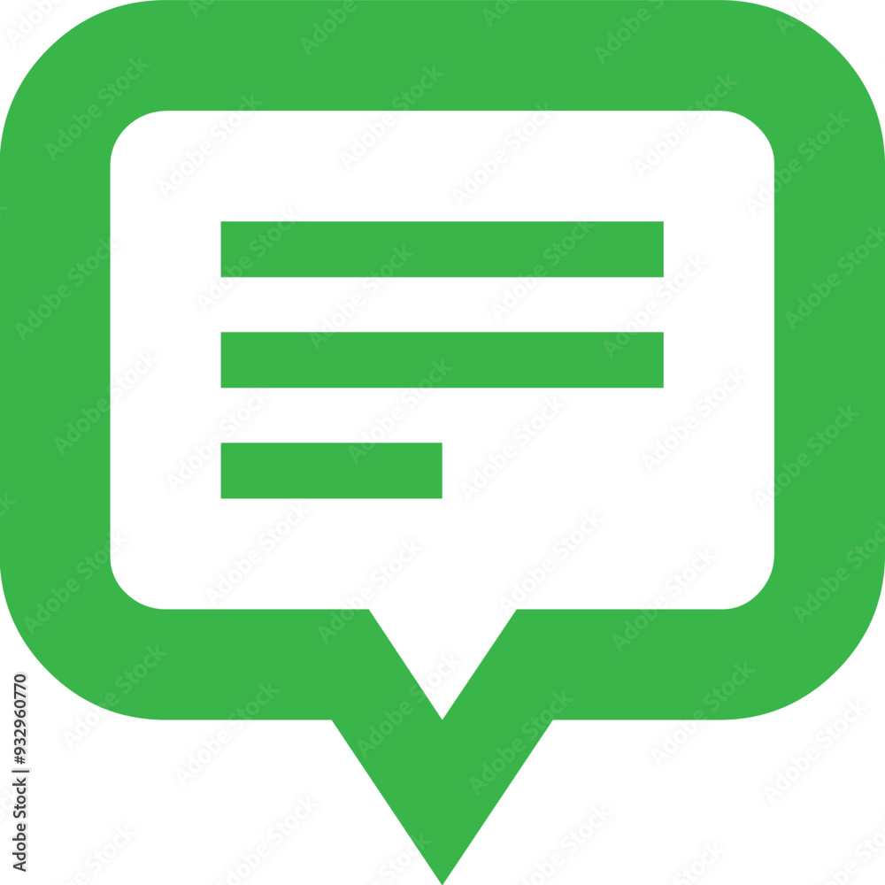 Center text bubble icon design logo Center text bubble icon design logo