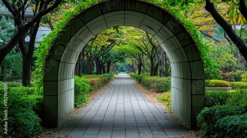 Stone Archway Pathway