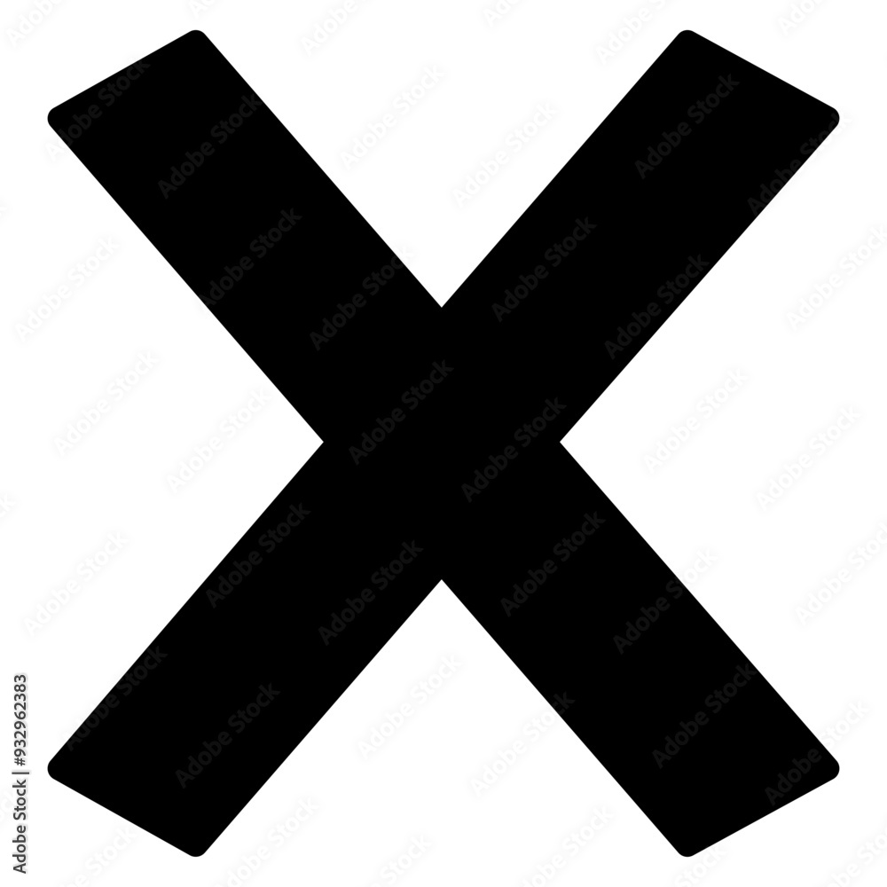 Obraz premium X Sign