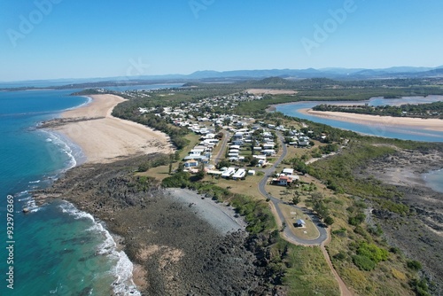 Aerial photo of Campwin Beach Mackay Queensland Australia photo