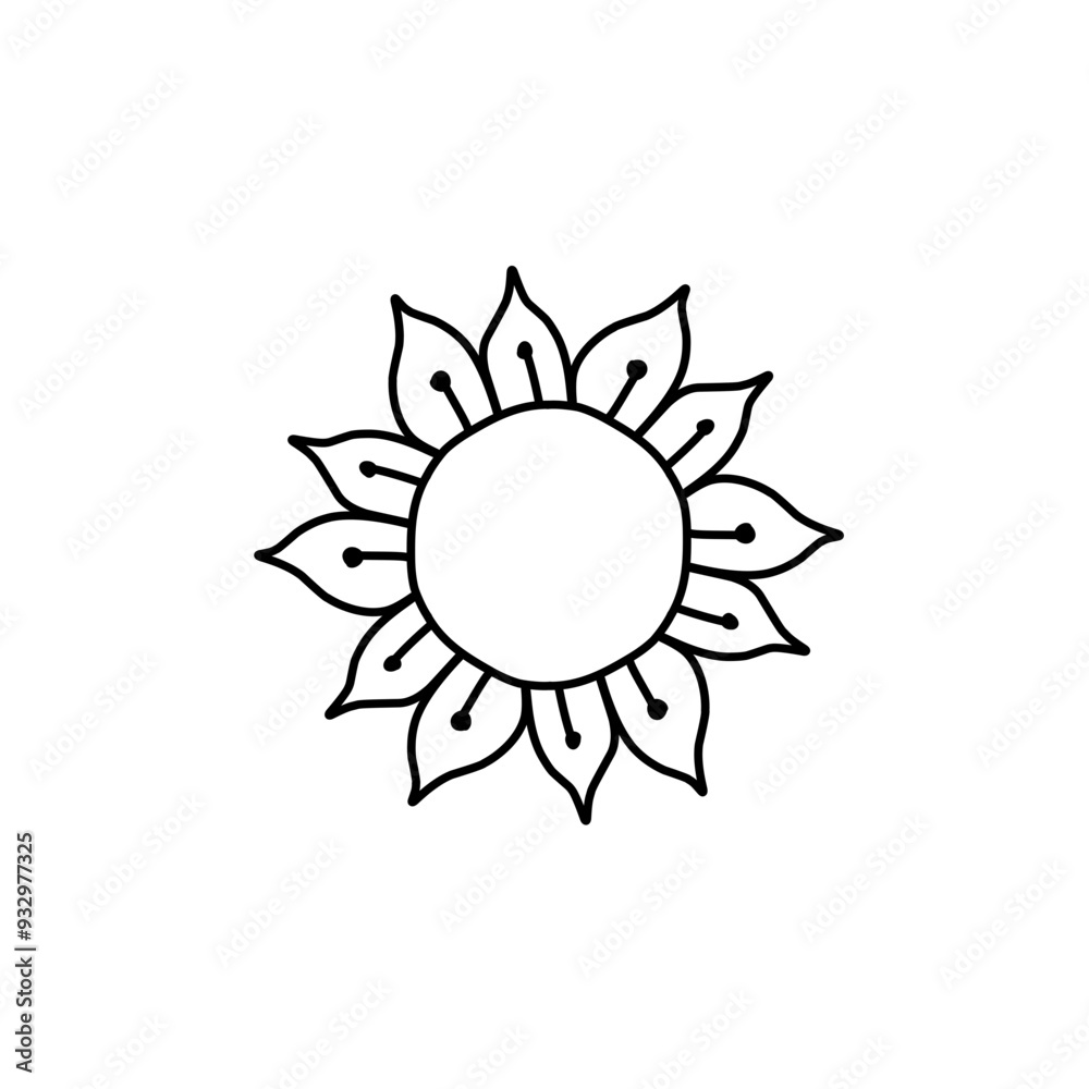Thai identity floral pattern Thai identity floral pattern
