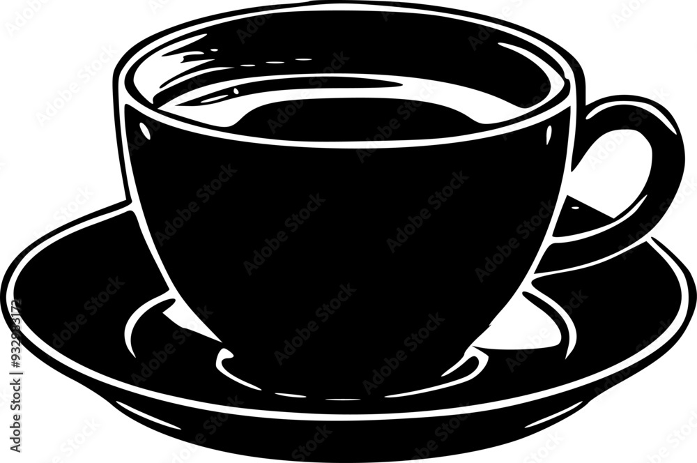 cup of coffee, vector art, coffee icons, such as tea, drinks, cocoa, cup, cafe