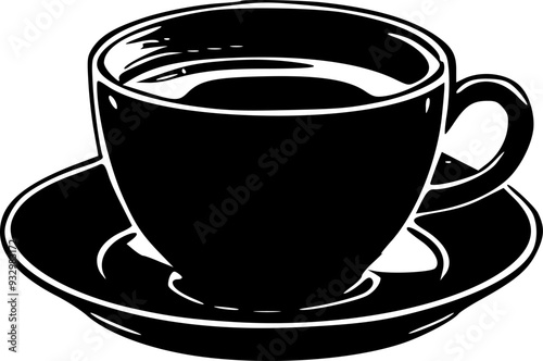 cup of coffee, vector art, coffee icons, such as tea, drinks, cocoa, cup, cafe