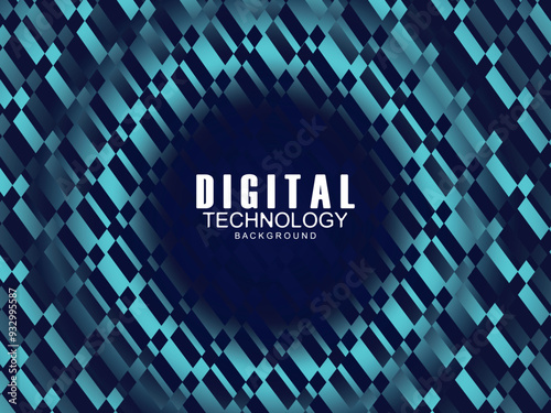 Digital technology speed connect blue background, cyber nano information, abstract communication, future technology data innovation, internet network connection, Ai big data, etc.