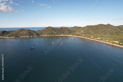 Aerial photo of Magnetic Island Queensland Australia