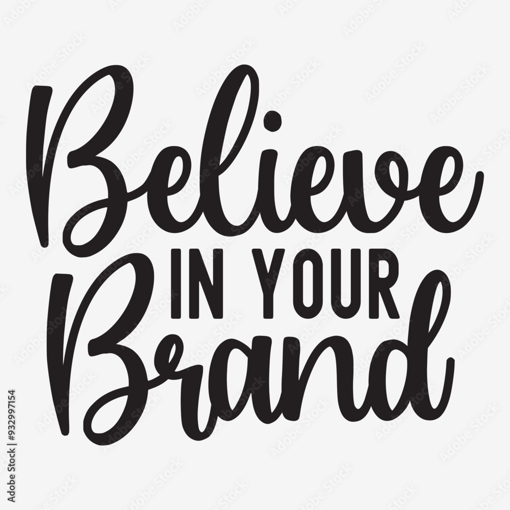 Believe in your brand typography Believe in your brand typography
