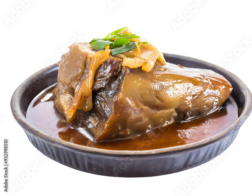 delicious chap shoro meat on a isolated on white backgroun. Generative AI. photo