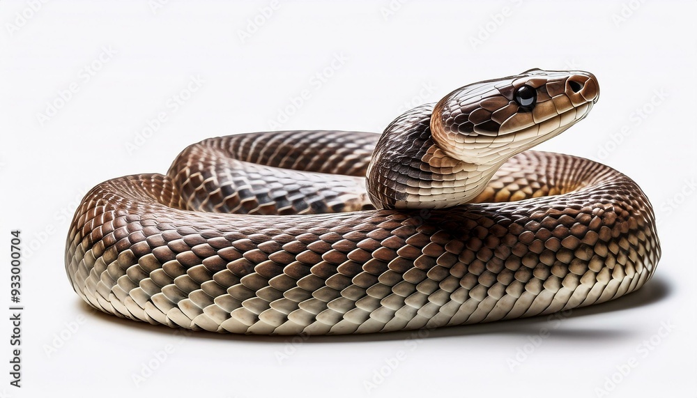 Obraz premium Snake isolated on transparent background
