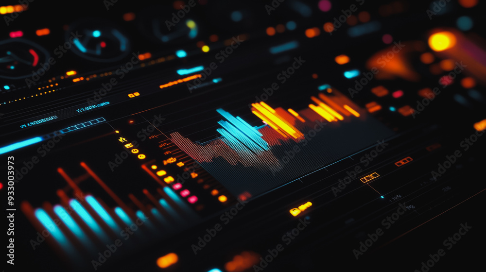 charts and graphs with statistics to analyze business potential and forecast future development of companies growth.