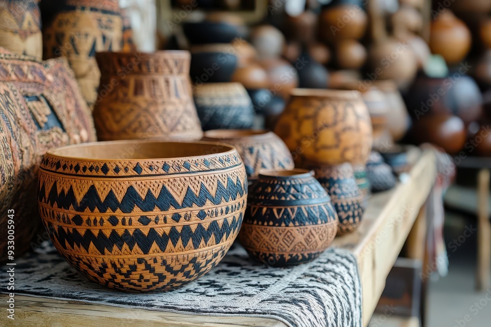 E-commerce site promoting global artisan products, close-up of handcrafted items and cultural backgrounds E-commerce site promoting global artisan products, close-up of handcrafted items and cultural backgrounds