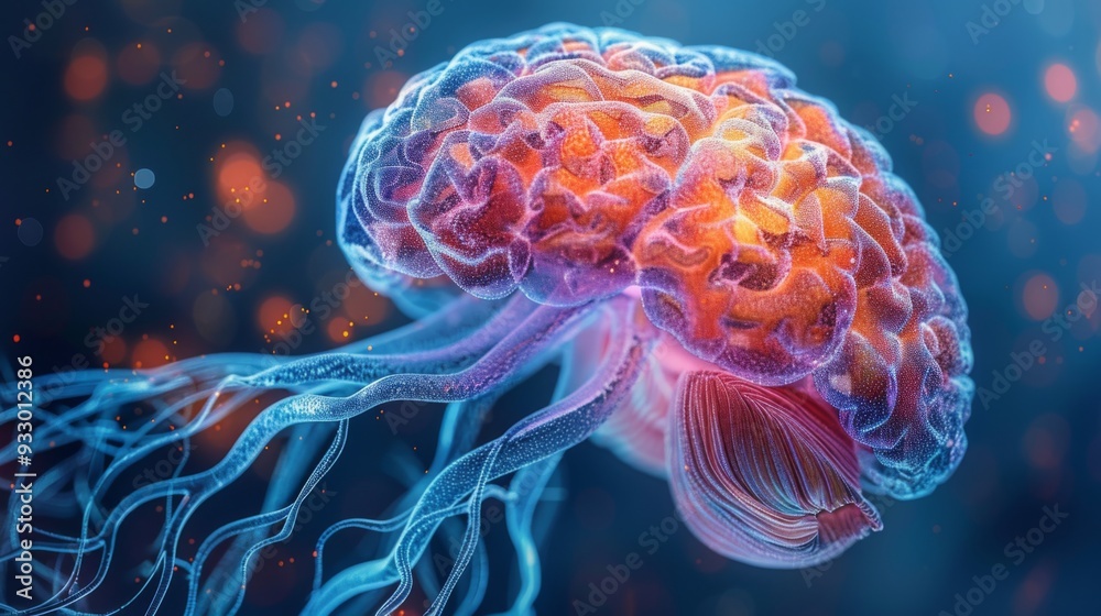 Showcase the role of the cerebellum in motor coordination and balance, illustrating how this brain structure integrates sensory input to Showcase the role of the cerebellum in motor coordination and balance, illustrating how this brain structure integrates sensory input to