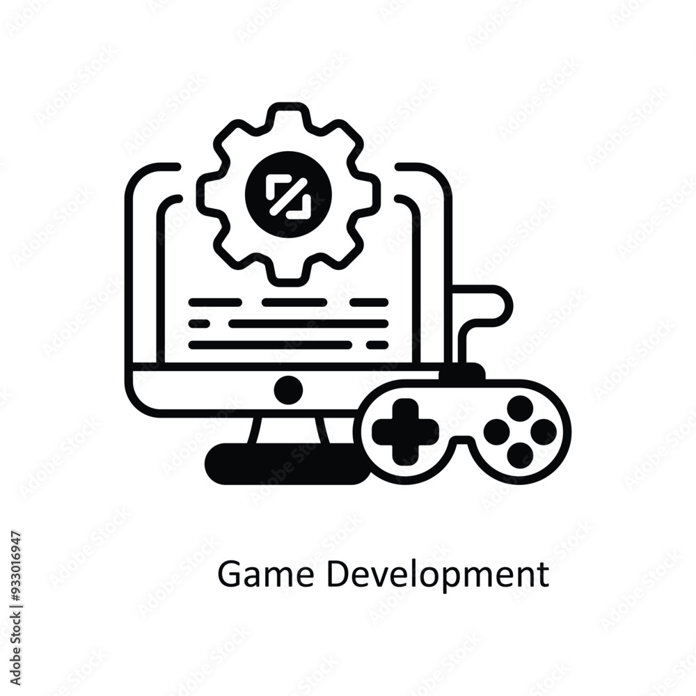 Game Development vector filled outline Icon Design illustration. Smart Home and Technology Symbol on White background EPS 10 File Game Development vector filled outline Icon Design illustration. Smart Home and Technology Symbol on White background EPS 10 File