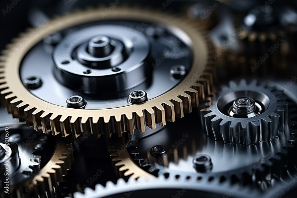 Closeup of metal gear wheels, industrial background. Closeup of metal gear wheels, industrial background.