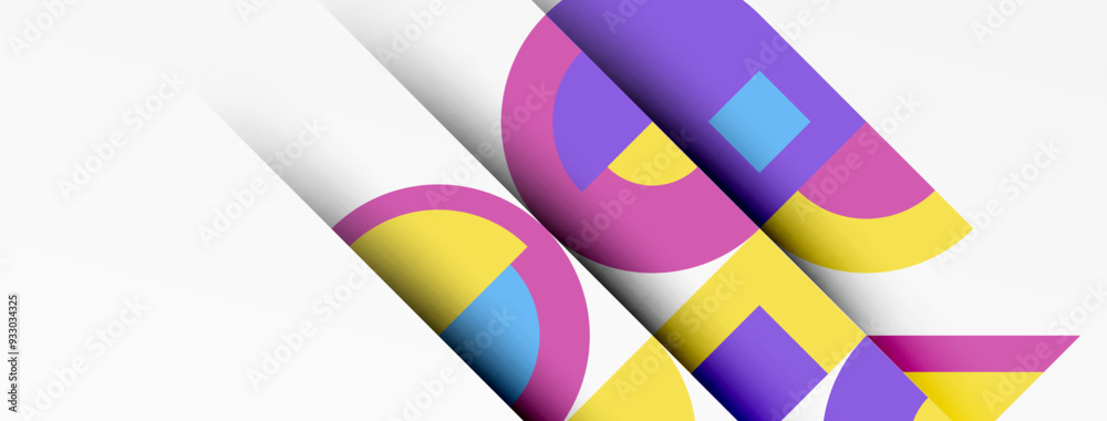 Geometric design abstract background - circles squares Geometric design abstract background - circles squares
