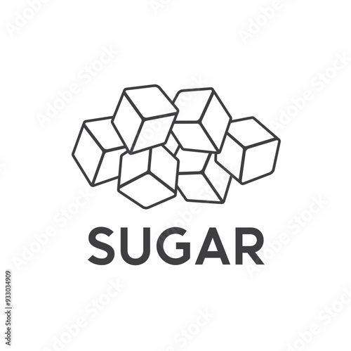 sugar, crystal sugar to change the taste of food and drinks to make them sweet.
