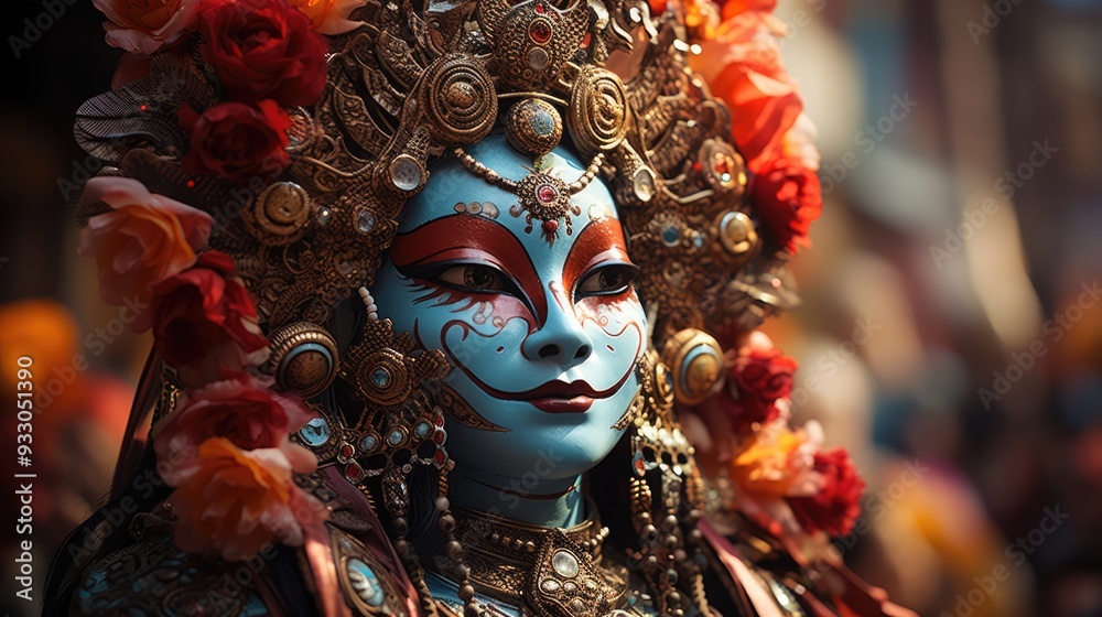 Naklejka premium traditional thai festival.