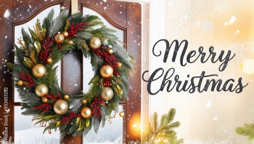 A warm and cozy winter scene showcasing a beautiful