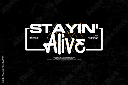 streetwear graphic tee aesthetic quotes design style editable template