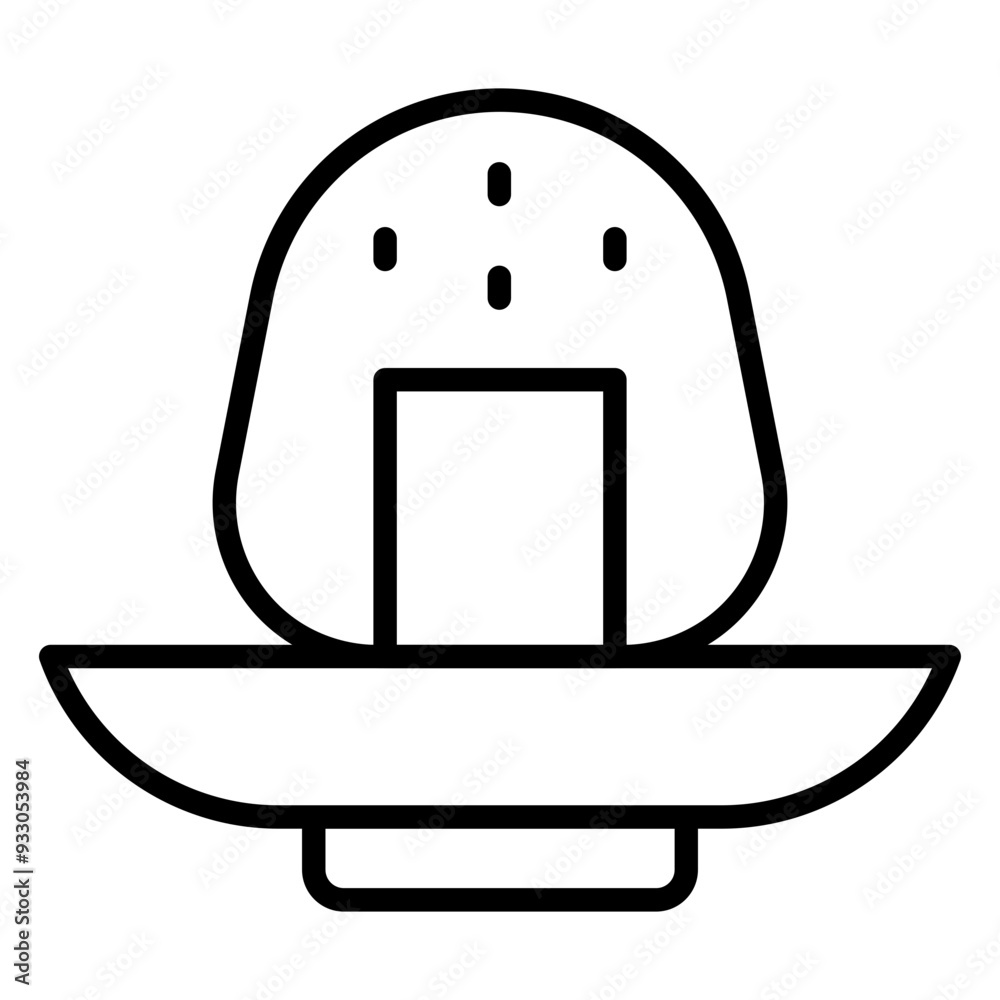 Onigiri Icon Style Onigiri Icon Style