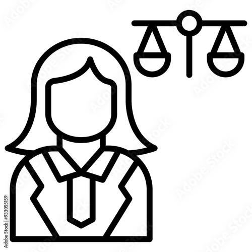 Defendant Female Icon Style