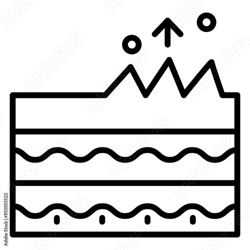 Exfoliation Icon Style