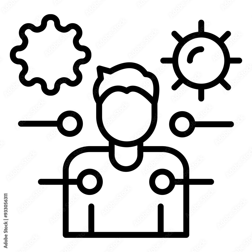 Autoimmune Reaction Icon Style
