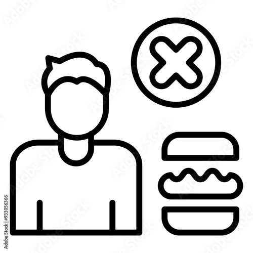 Eating Disorder Icon Style