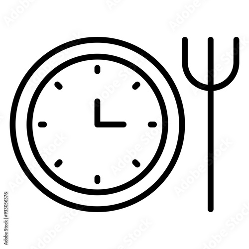Eating Slowly Icon Style