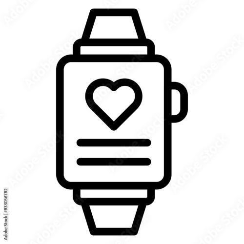 Fitness Tracker Icon Style