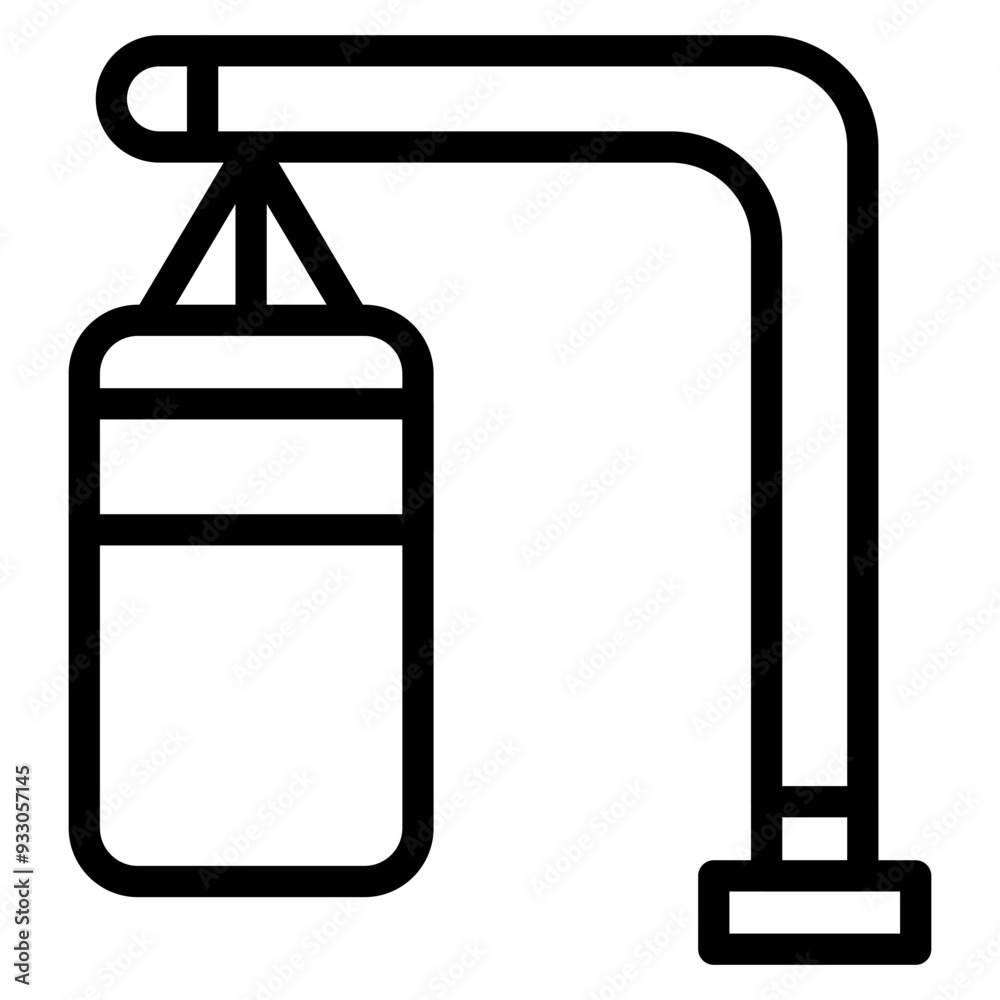 Punching Bag Icon Style Punching Bag Icon Style