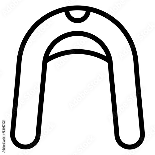 Mouthguard Icon Style