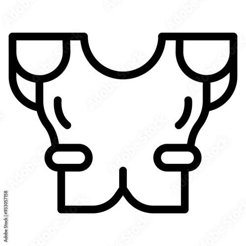 Shoulder Pad Icon Style