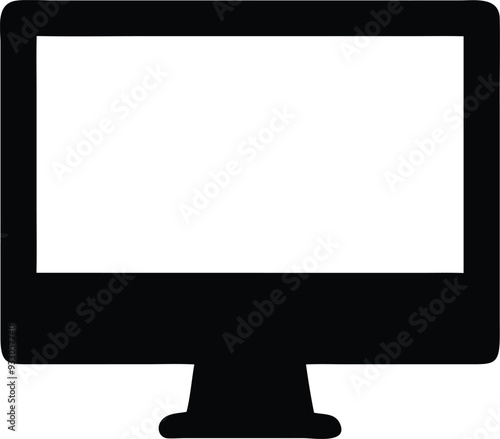 computer monitor clipart