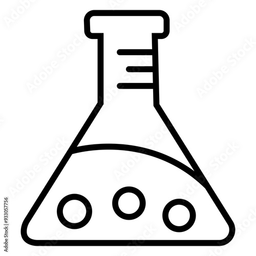 Volumetric Flask Icon Style