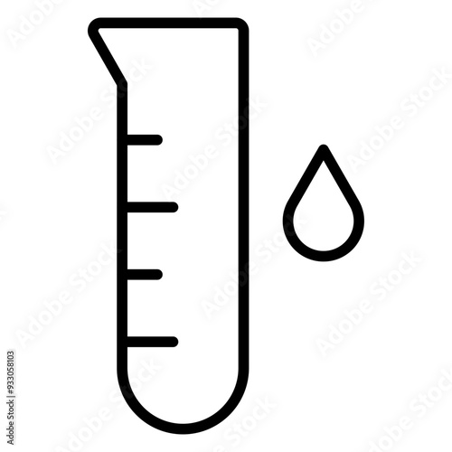 Graduated Cylinder Icon Style