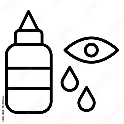 Artificial Tears Icon Style