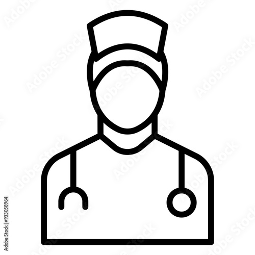 Ophthalmologist Male Icon Style