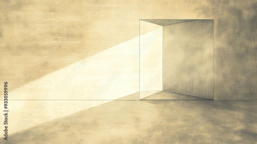 Biblical Illustration of a Mirror Reflecting an Empty Room with a Single Ray of Light, Symbolizing Vanity of Earthly Pursuits and Search for Divine Truth, Psalms 39 Biblical Illustration of a Mirror Reflecting an Empty Room with a Single Ray of Light, Symbolizing Vanity of Earthly Pursuits and Search for Divine Truth, Psalms 39