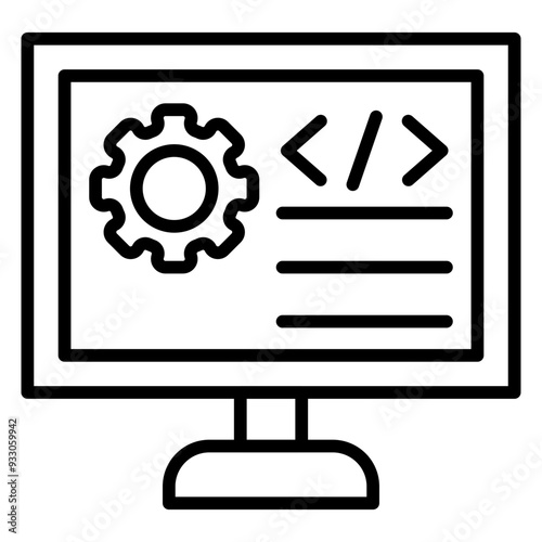 Back End Development Icon Style