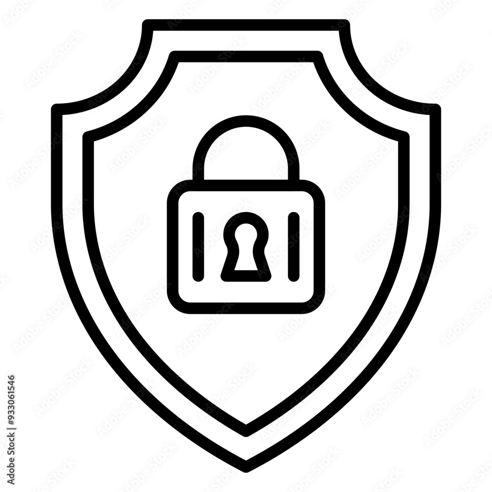 Security Shield Icon Style Security Shield Icon Style