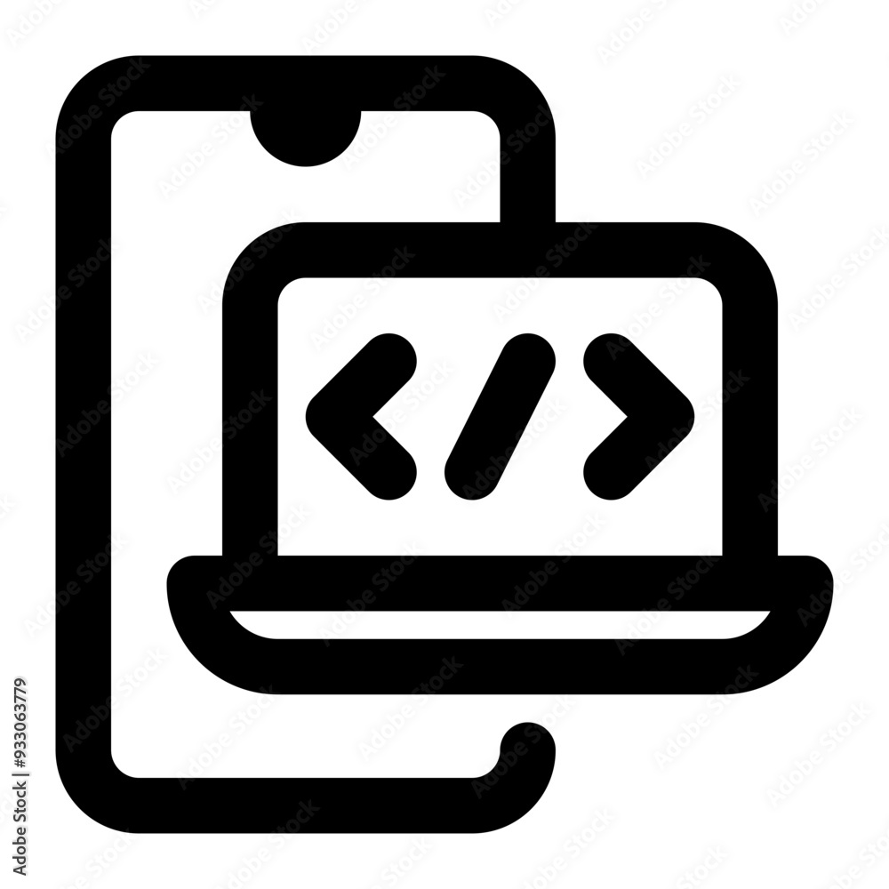 emulator, mobile, app development, mobile programming, mobile development, virtual machine outline icon emulator, mobile, app development, mobile programming, mobile development, virtual machine outline icon