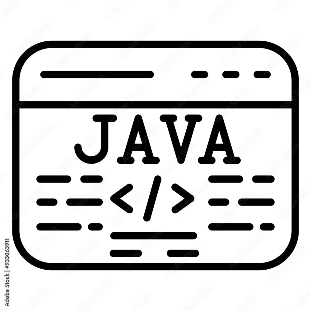 Coding Language Icon Style