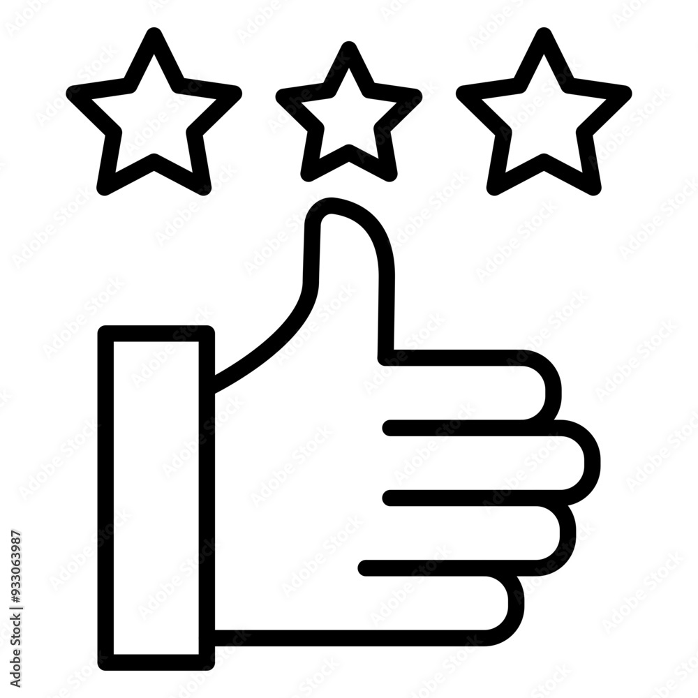 Obraz premium Customer Reviews Icon Style