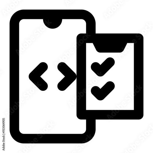 testing, quality assurance, qa, mobile programming, mobile app, development, app development outline icon