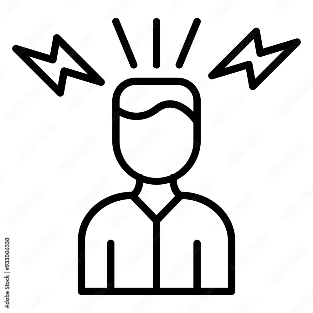 Stress Icon Style Stress Icon Style