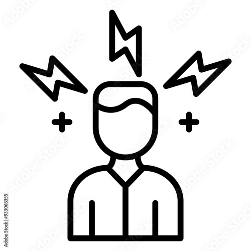 Panic Attack Icon Style
