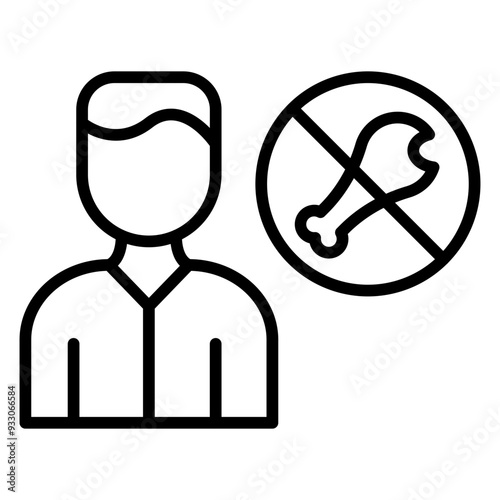 Anorexia Nervosa Icon Style