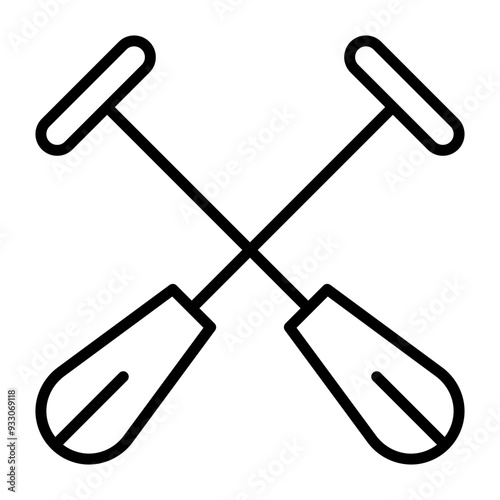 Paddles Icon Style