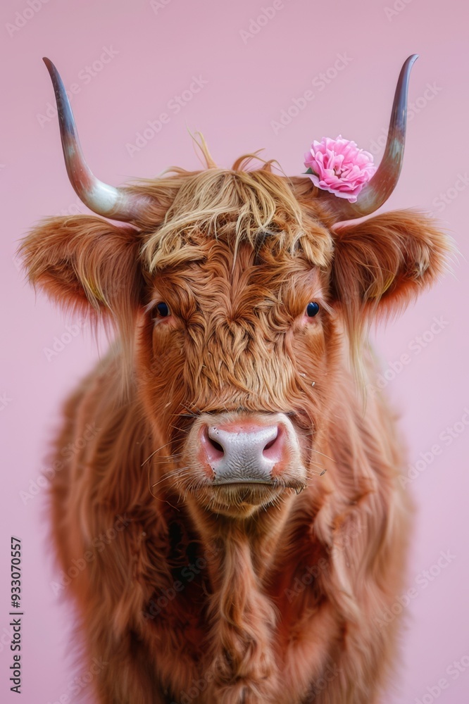 Scottish highlander cow pastel fine art Scottish highlander cow pastel fine art